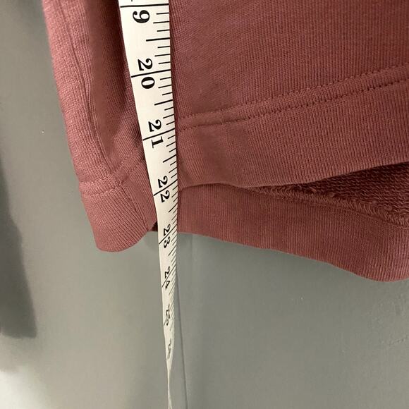 Adidas Rosa Pink Embroidered ALL SZN French Terry 3-Stripes Oversized Hoodie S - Picture 4 of 7